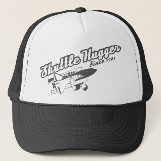 Shuttle Hugger seit 1981 Hut Truckerkappe (Vorderseite)