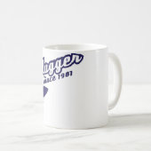 Shuttle Hugger seit 1981 Kaffee-Tasse Kaffeetasse (VorderseiteRechts)