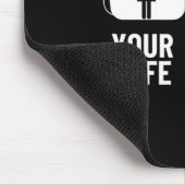 Shuttle Ihre Ehefrau meine Ehefrau Husnd Funny Dmi Mousepad (Ecke)