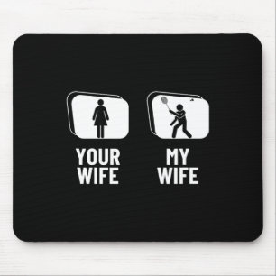 Shuttle Ihre Ehefrau meine Ehefrau Husnd Funny Dmi Mousepad