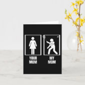 Shuttle Ihre Mama meine Mama Son Daughter Funny Dm Karte (Gelbe Blume)