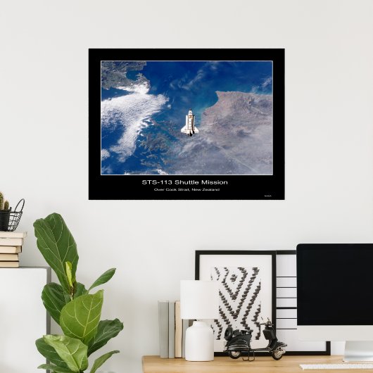 Shuttle-iss005e21472 Poster (Heimbüro)
