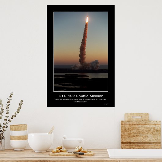 Shuttle-ksc-01pp-0436 Poster (Küche)