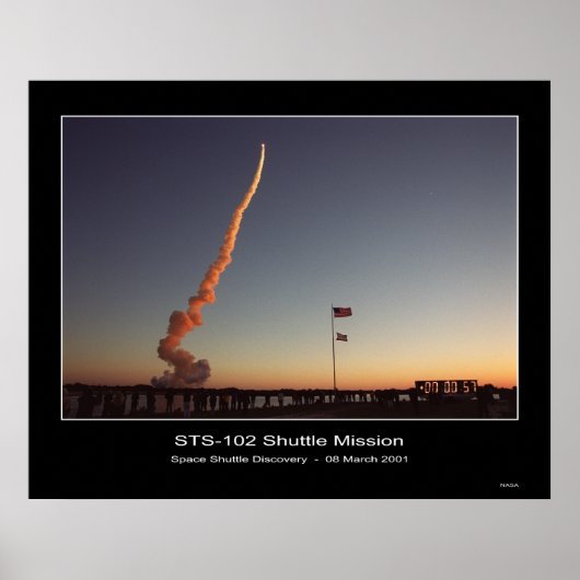 Shuttle-ksc-01pp-0437 Poster (Vorne)