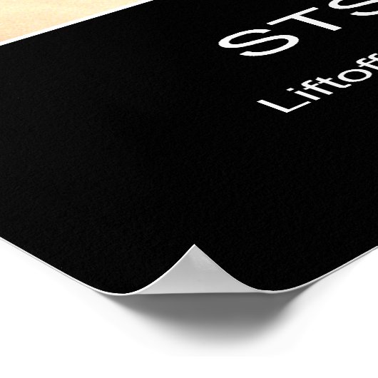 Shuttle-ksc-01pp-0832 Poster (Ecke)