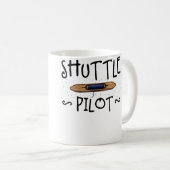 Shuttle Pilot Handweben Stricken Häkeln Webe Kaffeetasse (VorderseiteRechts)