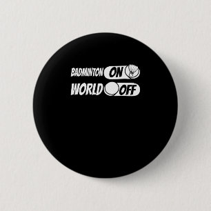 Shuttle Player Team - Racquet Badminton on World O Button