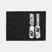 Shuttle Player Team - Racquet Badminton on World O Fleecedecke (Vorderseite (Horizontal))