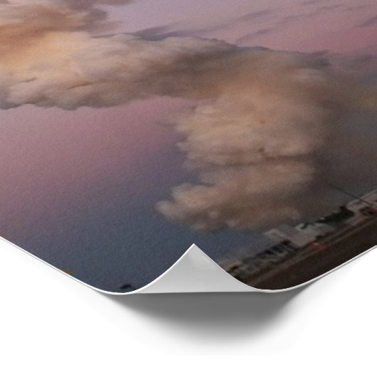 Shuttle Plume Shadow Poster (Ecke)