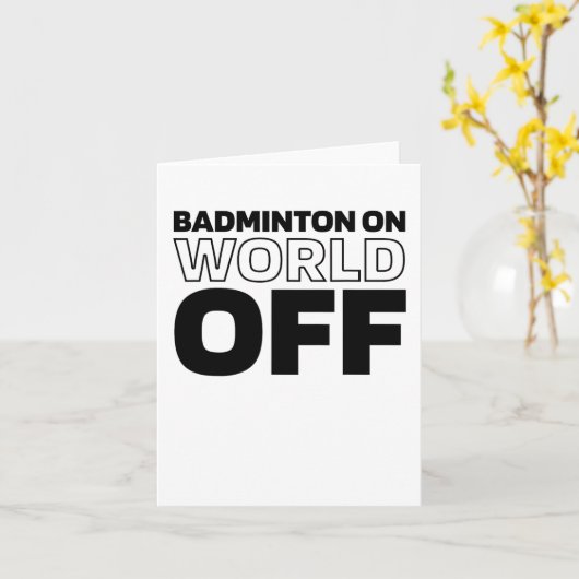 Shuttle Racket - Court Racquet Badminton on World Karte (Gelbe Blume)