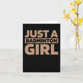 Shuttle Racket Team Racquet Court Just A Dminton G Karte (Gelbe Blume)