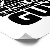 Shuttle Racquet Court Racket - Team nur ein Badmin Poster (Ecke)