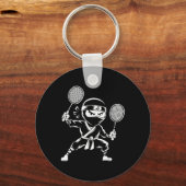 Shuttle Racquet Racket - Team Player Badminton Nin Schlüsselanhänger (Vorderseite)