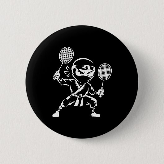 Shuttle Racquet Racket - Team Player Dminton Ninja Button (Vorderseite)
