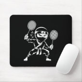 Shuttle Racquet Racket - Team Player Dminton Ninja Mousepad (Mit Mouse)