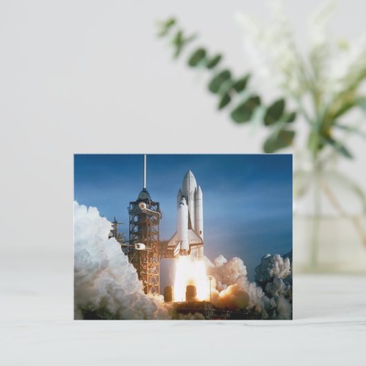 "Shuttle Shuttle" Postkarte (Stehend Vorderseite)