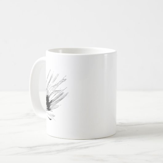 Shuttle Sketch Kaffeetasse (Vorderseite Links)