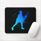 Shuttle Squash Dminton Player Mousepad (Mit Mouse)