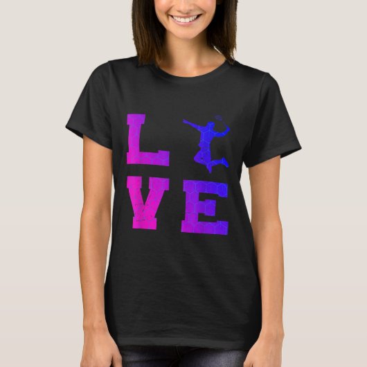 Shuttle Squash Womens Badminton Mens T-Shirt (Vorderseite)