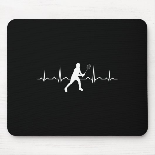 Shuttle Squash Women's Dminton Player Mousepad (Vorne)