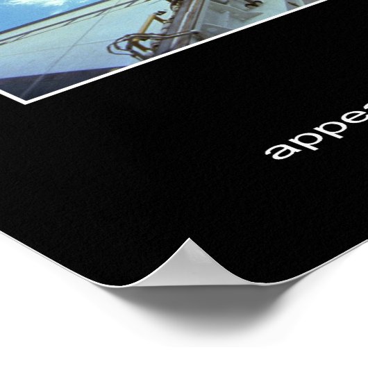 Shuttle-sts103_713_048 Poster (Ecke)