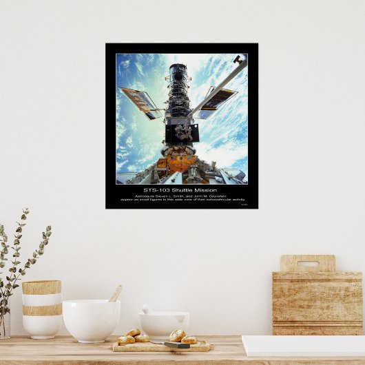 Shuttle-sts103_713_048 Poster (Küche)