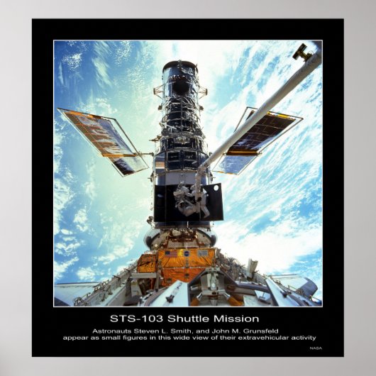 Shuttle-sts103_713_048 Poster (Vorne)