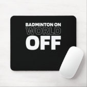Shuttle Team Court Player Racket Dminton in der We Mousepad (Mit Mouse)