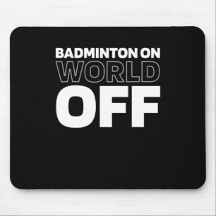 Shuttle Team Court Player Racket Dminton in der We Mousepad