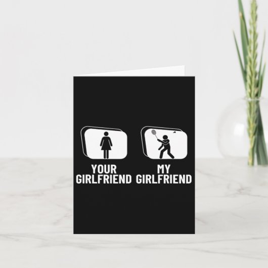 Shuttle Your Girlfriend Meine Freundin Funny Dmint Karte (Vorderseite)