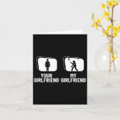 Shuttle Your Girlfriend Meine Freundin Funny Dmint Karte (Gelbe Blume)