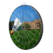 Shuttlecock auf dem Rasen Dartscheibe (Vorderseite rechts)