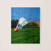 Shuttlecock auf dem Rasen Puzzle (Vertikal)