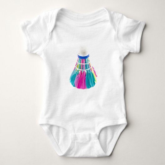 Shuttlecock Baby Strampler (Vorderseite)