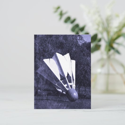 Shuttlecock-Blues Postkarte (Stehend Vorderseite)