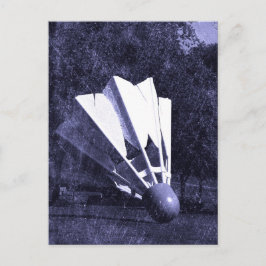 Shuttlecock-Blues Postkarte