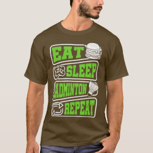 Shuttlecock Club Outfit für Spieler Trainer Lüfter T-Shirt