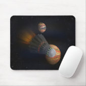 Shuttlecock Space Shuttle Mousepad (Mit Mouse)