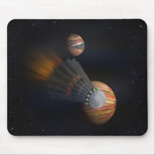 Shuttlecock Space Shuttle Mousepad