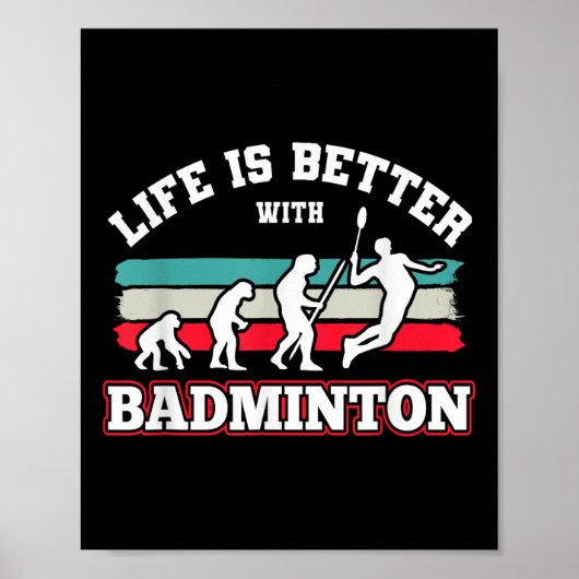 Shuttles Badminton Poster (Vorne)