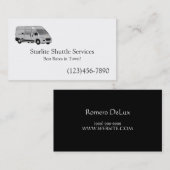 Shuttleservice Visitenkarte (Vorne/Hinten)