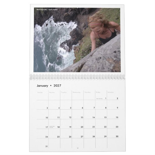 ShutupAndClimb 2011 Kalender (Jan 2027)