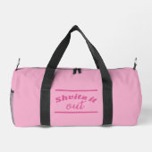 Shvitz Pink Turnbeutel Duffle Bag (Rückseite)