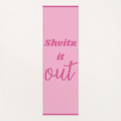 Shvitz Pink Yoga Matte (Vorderseite)