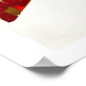 SHWANN: Der futuristische Samurai DJ Poster (Ecke)