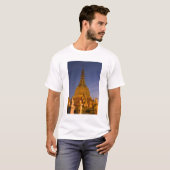 Shwe Myin Tin Temple, dusk, Make Tehi Lar T-Shirt (Vorne ganz)