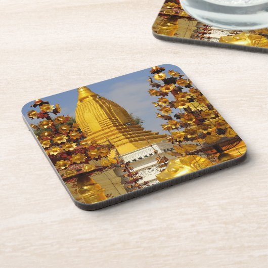 Shwe Zigon Pagoda Komplex in Bagan (Pagan), Getränkeuntersetzer (Linke Seite)