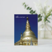 Shwedagon Burma Postkarte (Stehend Vorderseite)