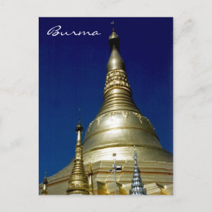Shwedagon Burma Postkarte