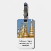 Shwedagon Gepäckanhänger (Rückseite vertikal)